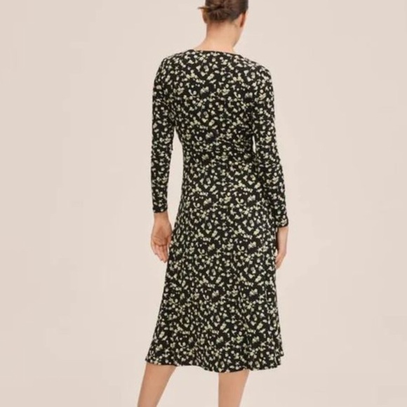 NWT Mango Floral Print Midi Dress - Picture 3 of 4